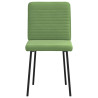 Cadeiras de jantar 4 pcs veludo verde-claro 4