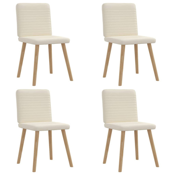 Sillas de comedor 4 unidades lino D