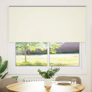 Estor Enrollable Opaco Blanco Roto 150x175cm Tela Ancho 146.6cm H