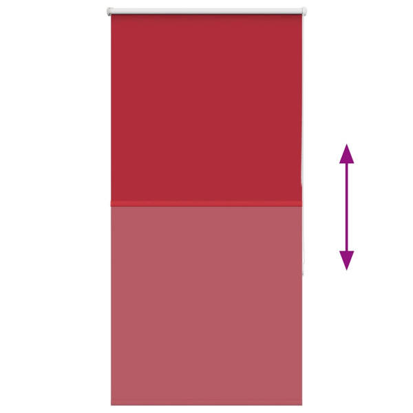 Estor Enrollable Opaco Rojo 80x130 cm Tela Ancho 75.7 cm M 5