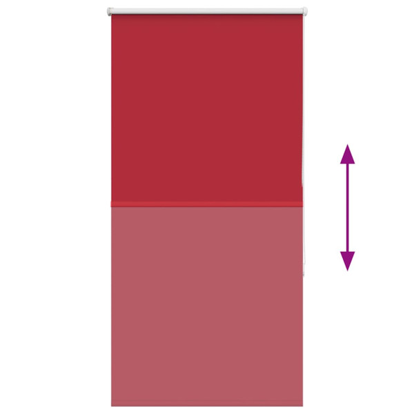 Estor Enrollable Opaco Rojo 80x150 cm Tela Ancho 75.7 cm M 5