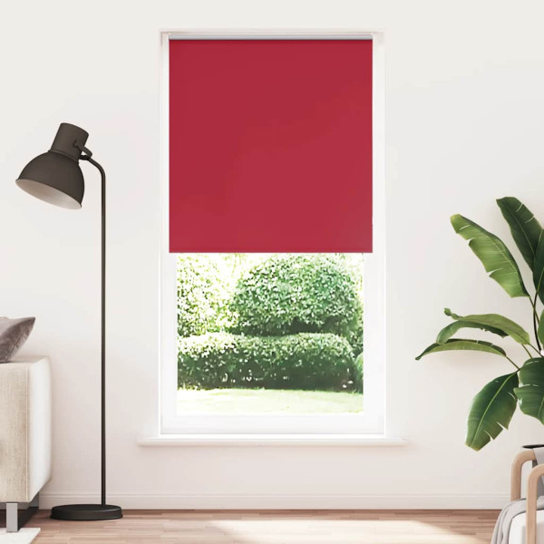 Estor Enrollable Opaco Rojo 100x210 cm Tela Ancho 95.7 cm D
