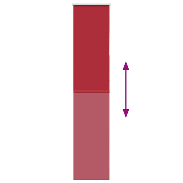 Estor Enrollable Opaco Rojo 45x230 cm Tela Ancho 40.7 cm M 5