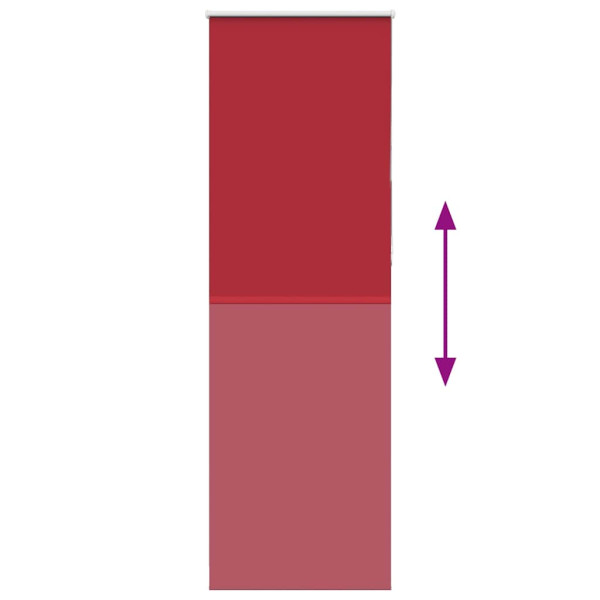 Estor Enrollable Opaco Rojo 85x230 cm Tela Ancho 80.7 cm M 5