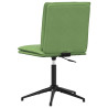 Silla de comedor de terciopelo verde claro 5