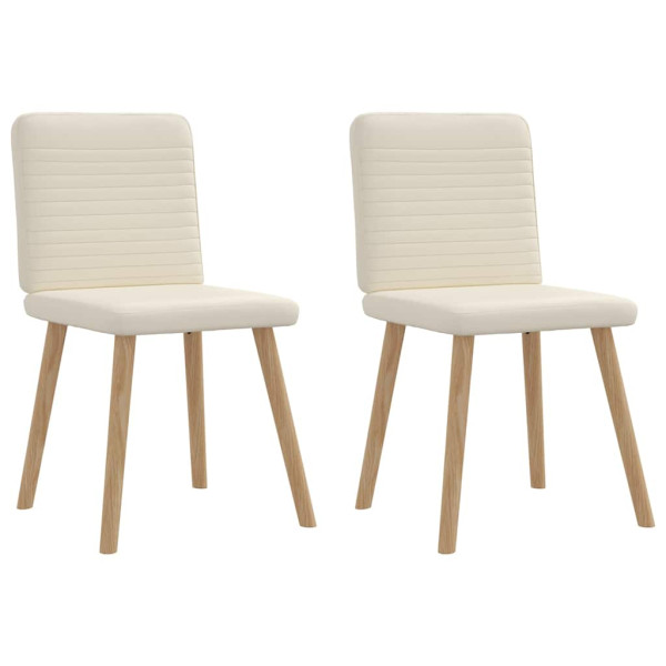 Sillas de comedor 2 unidades lino D