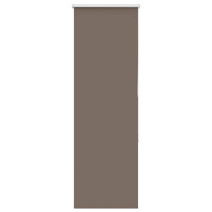 Estor Enrollable Opaco color café 40x130 cm Tela Ancho 35.7 cm H