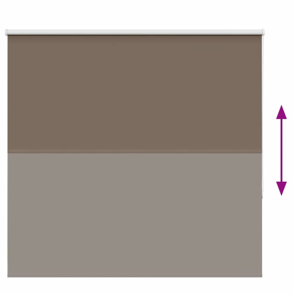 Estor Enrollable Opaco Color Café 145x130 cm Tela Ancho 141.6cm M 5