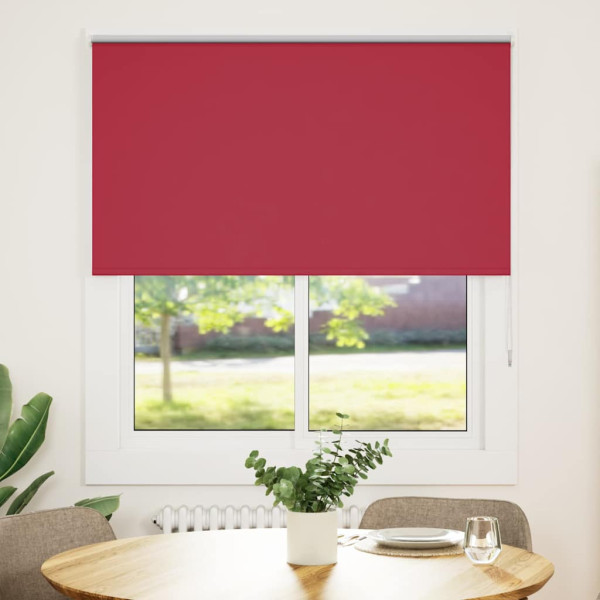 Estor Enrollable Opaco Rojo 140x150 cm Tela Ancho 136.6 cm D