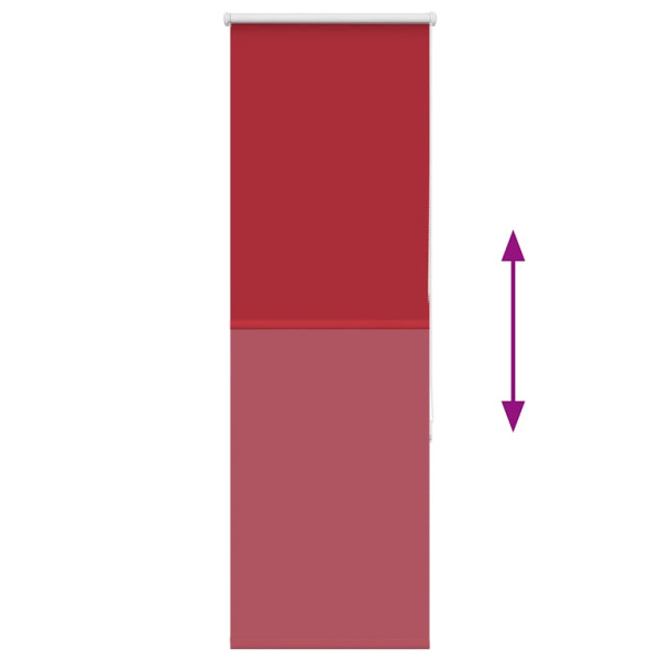 Estor Enrollable Opaco Rojo 60x130 cm Tela Ancho 55.7 cm M 5