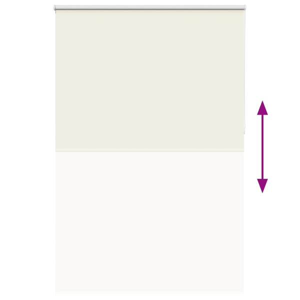 Estor Enrollable Opaco Blanco Roto 160x230cm Tela Ancho 156.6cm M 5