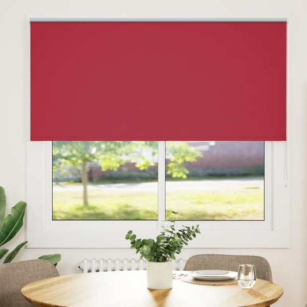 Estor Enrollable Opaco Rojo 160x175 cm Tela Ancho 156.6 cm D