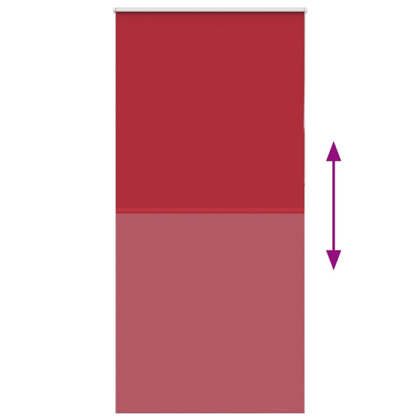 Estor Enrollable Opaco Rojo 90x230 cm Tela Ancho 85.7 cm M 5