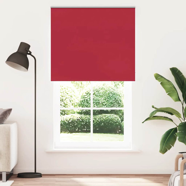 Estor Enrollable Opaco Rojo 135x230 cm Tela Ancho 131.6 cm D