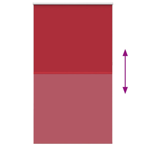 Estor Enrollable Opaco Rojo 135x230 cm Tela Ancho 131.6 cm M 5