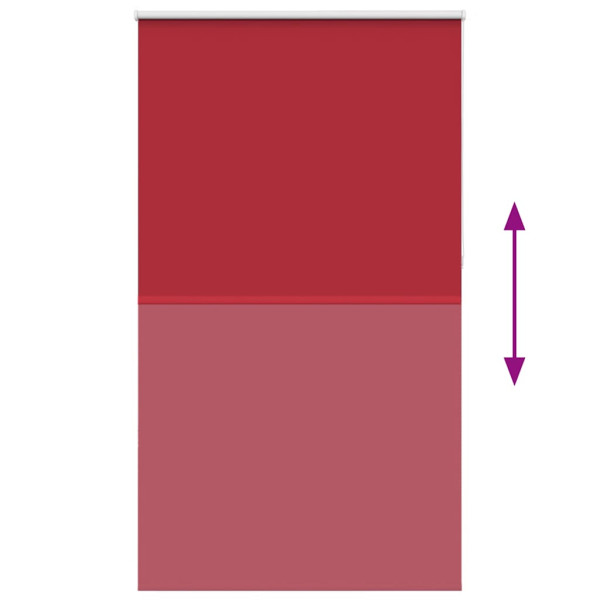 Estor Enrollable Opaco Rojo 125x230 cm Tela Ancho 121.6 cm M 5