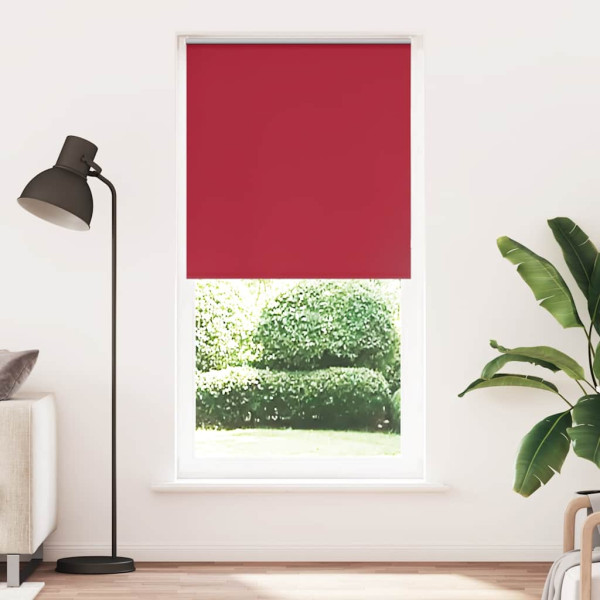 Estor Enrollable Opaco Rojo 100x230 cm Tela Ancho 95.7 cm D