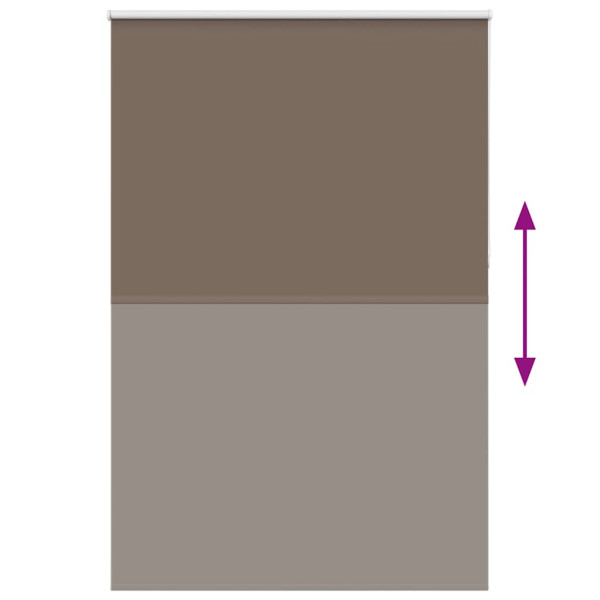 Estor Enrollable Opaco Color Café 165x230cm Tela Ancho 161.6cm M 5