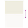Estor Enrollable Opaco Blanco Roto 100x130cm Tela Ancho 95.7cm 5
