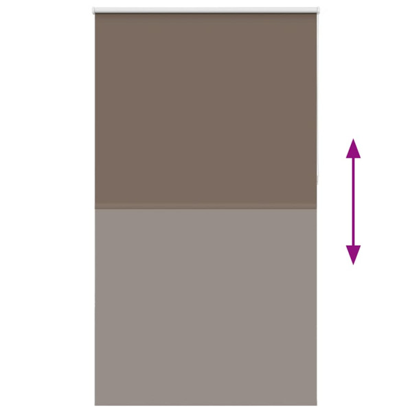 Persiana de enrolar 130x230 cm largura tecido 126.6cm poliéster M 5