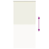 Estor Enrollable Opaco Blanco Roto 105x230cm Tela Ancho 100.7cm 5