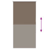 Estor Enrollable Opaco Color Café 70x130 cm Tela Ancho 65.7cm 5
