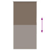 Estor Enrollable Opaco Color Café 75x175 cm Tela Ancho 70.7cm 5