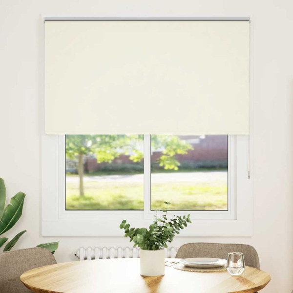 Estor Enrollable Opaco Blanco Roto 125x175cm Tela Ancho 121.6cm M 2