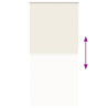 Estor Enrollable Opaco Blanco Roto 110x230cm Tela Ancho 105.7cm 5