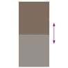 Estor Enrollable Opaco Color Café 110x210cm Tela Ancho 105.7cm 5
