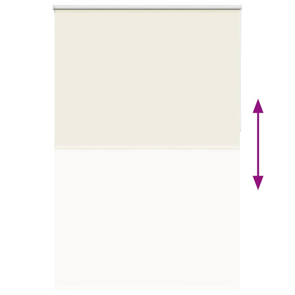 Estor Enrollable Opaco Blanco Roto 155x230cm Tela Ancho 151.6cm M 5