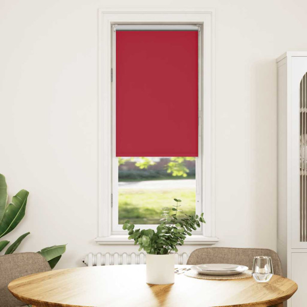 Estor Enrollable Opaco Rojo 50x130 cm Tela Ancho 45.7 cm D