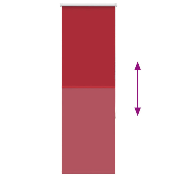 Estor Enrollable Opaco Rojo 50x130 cm Tela Ancho 45.7 cm M 5