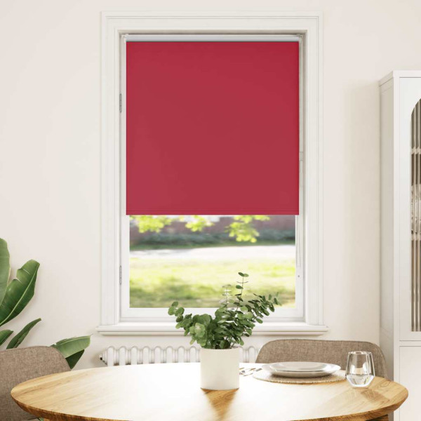 Estor Enrollable Opaco Rojo 85x150 cm Tela Ancho 80.7 cm D
