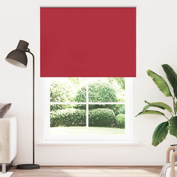 Estor Enrollable Opaco Rojo 155x230 cm Tela Ancho 151.6 cm D