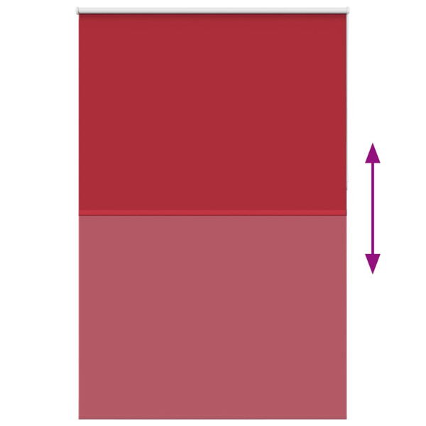 Estor Enrollable Opaco Rojo 145x230 cm Tela Ancho 141.6 cm M 5