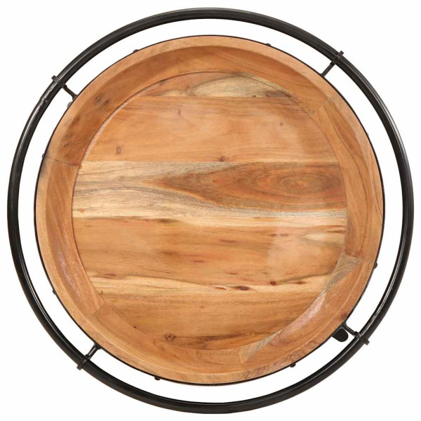 Mesa de apoio Ø55x60 cm madeira de acácia maciça M 3
