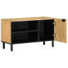 Mueble de TV madera maciza mango marrón 80x31.5x46 cm 2
