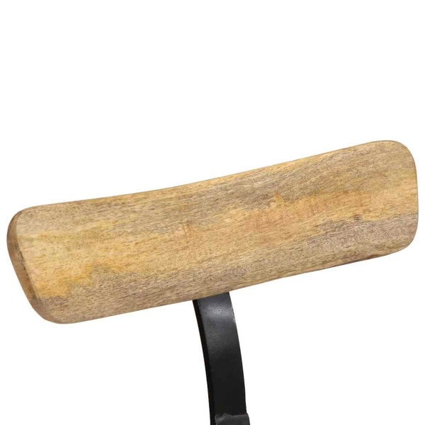 Taburetes de barra 2 uds 49x43x88 cm madera maciza de mango M 5