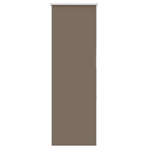 Persiana Rolô Opaca Cor Marrom 55x130 cm Largura Tecido 50,7cm M 2