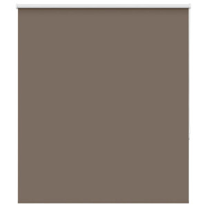 Estor Enrollable Opaco Color Café 140x130 cm Tela Ancho 136.6cm H