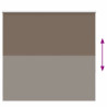 Estor Enrollable Opaco Color Café 160x175 cm Tela Ancho 156.6cm 5