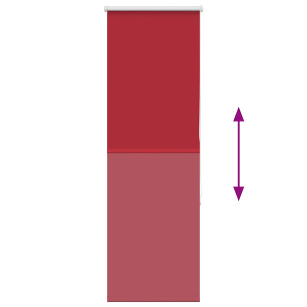 Estor Enrollable Opaco Rojo 40x150 cm Tela Ancho 35.7 cm M 5