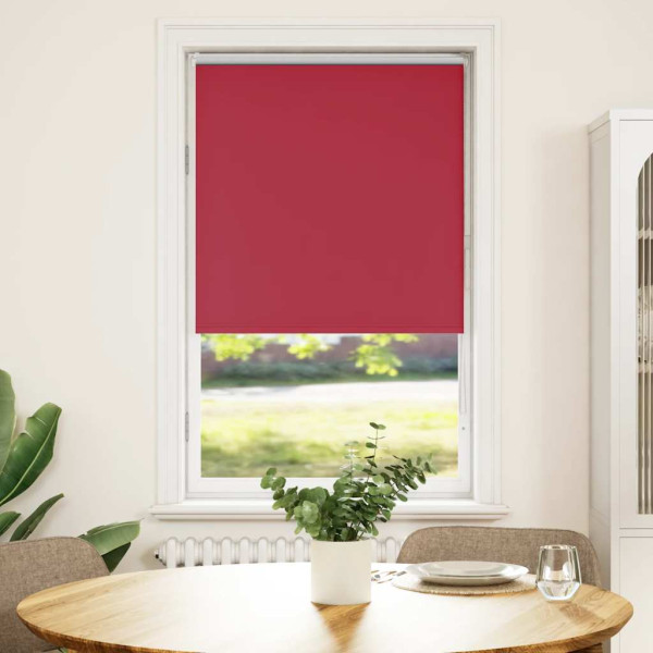 Estor Enrollable Opaco Rojo 65x130 cm Tela Ancho 60.7 cm D