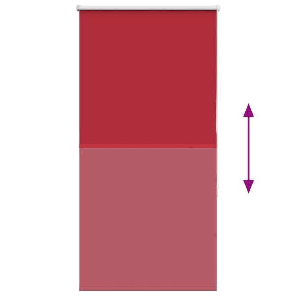 Estor Enrollable Opaco Rojo 70x175 cm Tela Ancho 65.7 cm M 5