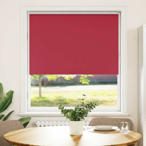 Estor Enrollable Opaco Rojo 105x150 cm Tela Ancho 100.7 cm D