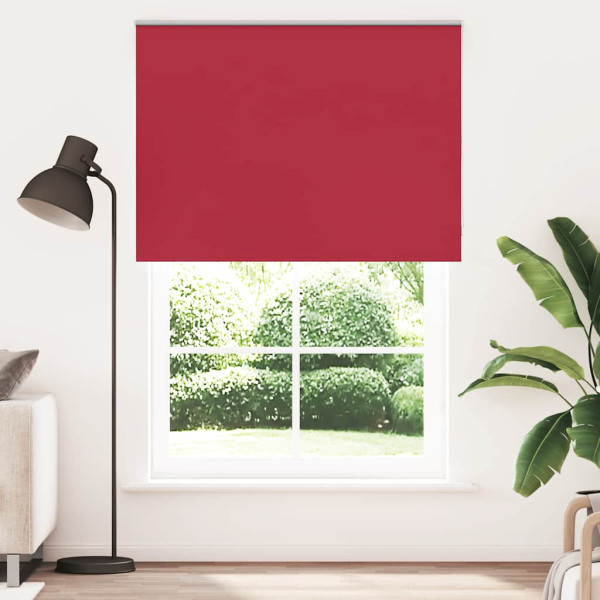 Estor Enrollable Opaco Rojo 165x210 cm Tela Ancho 161.6 cm D