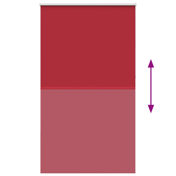Estor Enrollable Opaco Rojo 130x230 cm Tela Ancho 126.6 cm M 5