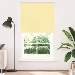cm Estor Enrollable Opaco Amarillo 130x210 cm Tela Ancho 126.6cm H