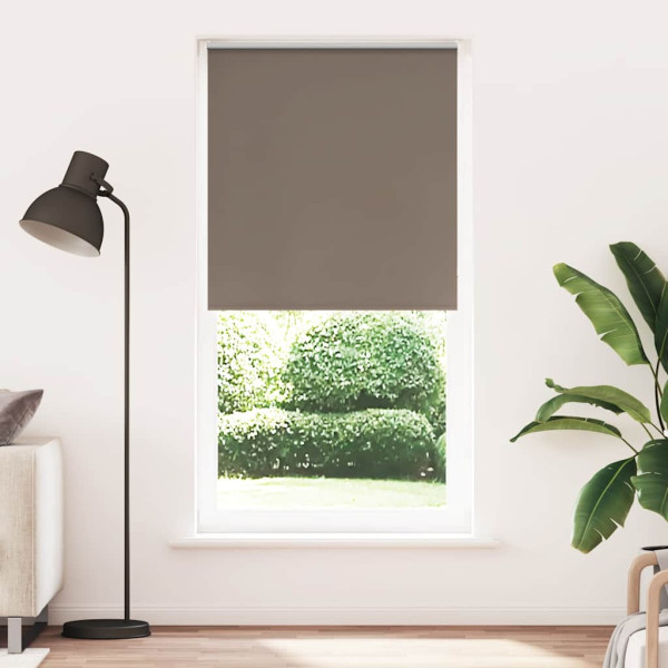 Estor Enrollable Opaco Color Café 90x230cm Tela Ancho 85.7cm D